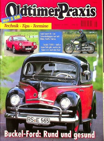 Deckblatt Oldtimer Praxis (08/1995)